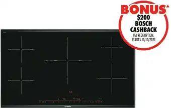 The Good Guys Bosch 90cm Induction Cooktop Series 8 offer