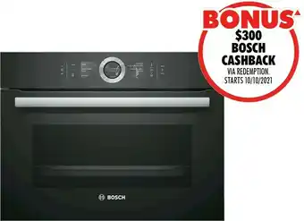 The Good Guys Bosch Compact 45cm Steam Oven Series 8 offer