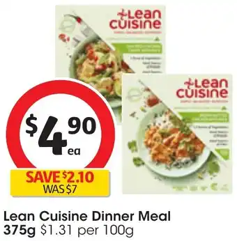 Coles Lean Cuisine Dinner Meal 375g offer