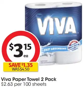 Viva Paper Towel 2 Pack