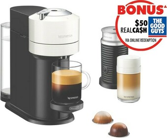 The Good Guys Nespresso Vertuo Next Bundle - White offer