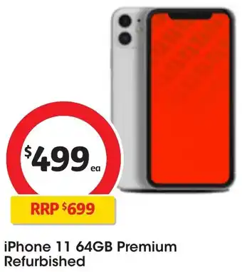 Coles iPhone 11 64GB Premium Refurbished offer