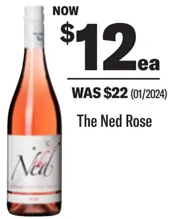 Coles The Ned Rose offer