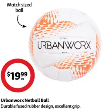 Coles Urbanworx Netball Ball offer