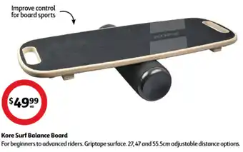 Coles Kore Surf Balance Board offer