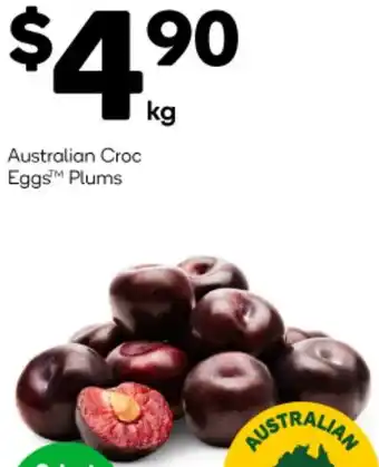 Australian Croc Eggs Plums