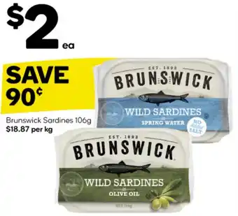 Brunswick Sardines 106g