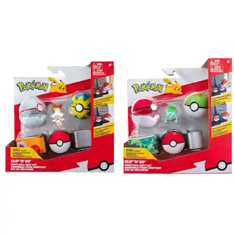 Target Pokemon Clip 'N Go Poke Ball Belt Set - Assorted offer