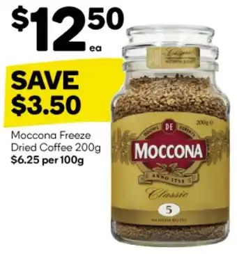 Woolworths Moccona Freeze Dried Coffee 200g offer