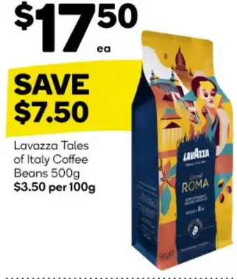 Woolworths Lavazza Tales of Italy Coffee Beans 500g offer