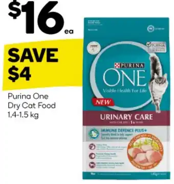 Woolworths Purina One Dry Cat Food 1.4-1.5 kg offer