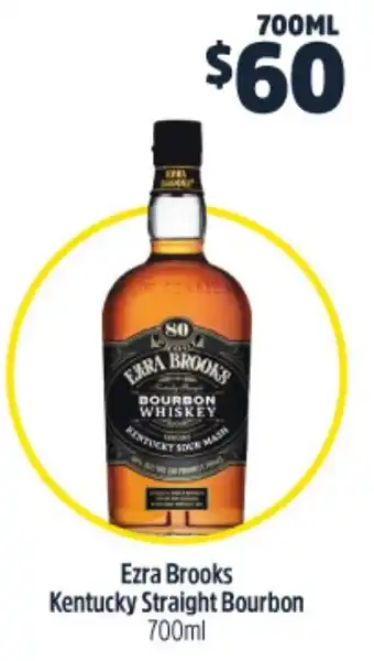 Ezra Brooks Kentucky Straight Bourbon 700ml
