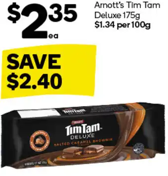 Woolworths Arnott's Tim Tam Deluxe 175g offer