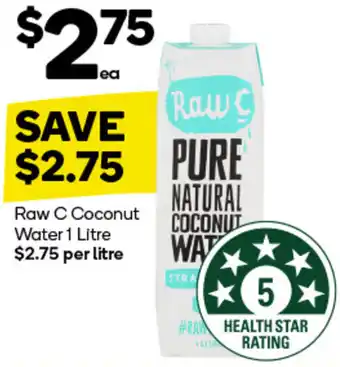 Woolworths Raw C Coconut Water 1 Litre offer