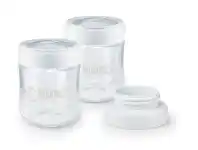 NUK Nature Sense Milk Containers & Breast Pump Adapter