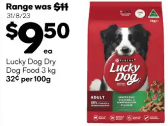 Woolworths Lucky Dog Dry Dog Food 3 kg offer