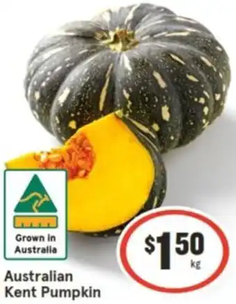 IGA Australian Kent Pumpkin offer