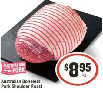 IGA Australian Boneless Pork Shoulder Roast offer