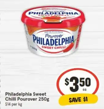IGA Philadelphia Sweet Chilli Pourover 250g offer