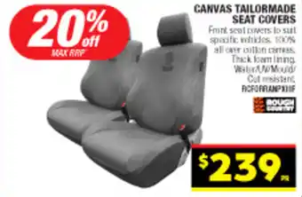 Autopro CANVAS TAILORMADE SEAT COVERS offer