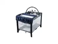 Childcare Matisse 4 in 1 Portacot Chevron Navy