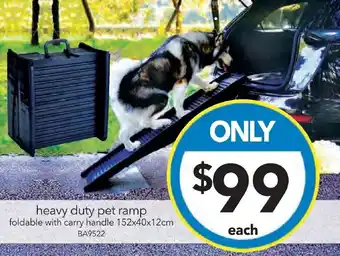 Cheap as Chips heavy duty pet ramp foldable with carry handle 152x40x12cm offer