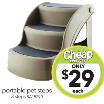 Cheap as Chips portable pet steps 3 steps offer