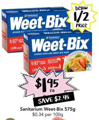 Drakes Sanitarium Weet-Bix 575g offer