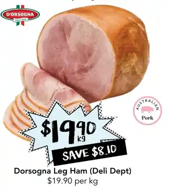 Dorsogna Leg Ham
