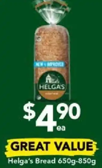 Drakes Helga's Bread 650g-850g offer