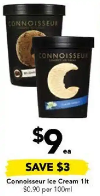 Drakes Connoisseur Ice Cream 1lt offer