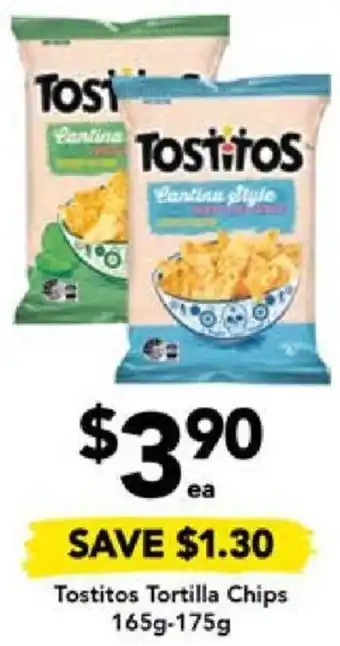 Drakes Tostitos Tortilla Chips 165g-175g offer