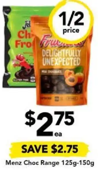 Drakes Menz Choc Range 125g-150g offer