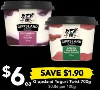 Gippsland Yogurt Twist 700g