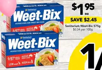 Drakes Sanitarium Weet-Bix 575g offer