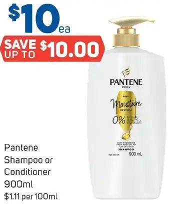 Foodland Pantene Shampoo or Conditioner 900ml offer