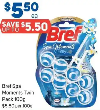 Foodland Bref Spa Moments Twin Pack 100g offer