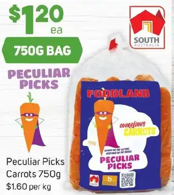 Peculiar Picks Carrots 750g