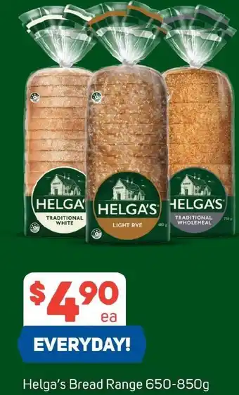 Foodland Helga's Bread Range 650-850g offer
