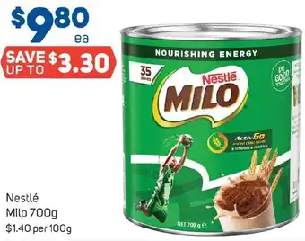 Foodland Nestlé Milo 700g offer