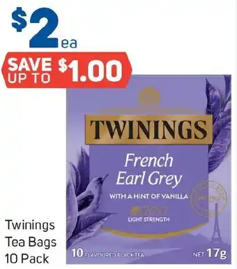Foodland Twinings Tea Bags 10 Pack offer