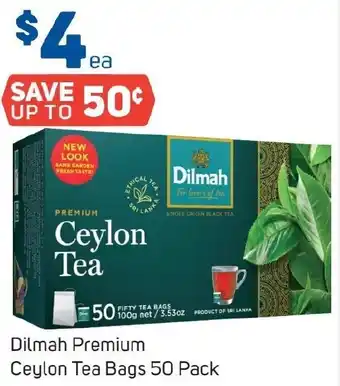Foodland Dilmah Premium Ceylon Tea Bags 50 Pack offer
