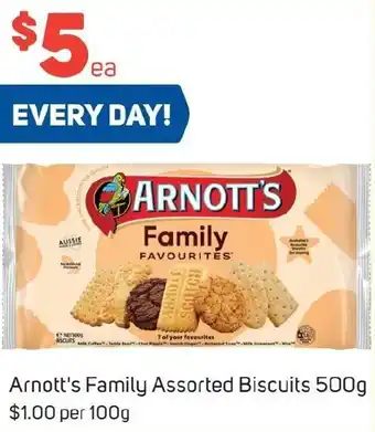 Foodland Arnott's Family Assorted Biscuits 500g offer