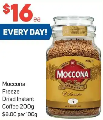 Foodland Moccona Freeze Dried Instant Coffee 200g offer