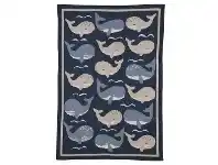 Baby Bunting Lolli Living Oceania Pram Knit Blanket - Navy offer