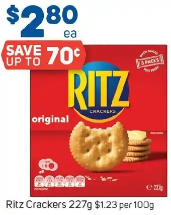 Foodland Ritz Crackers 227g offer