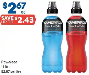 Foodland Powerade 1 Litre offer