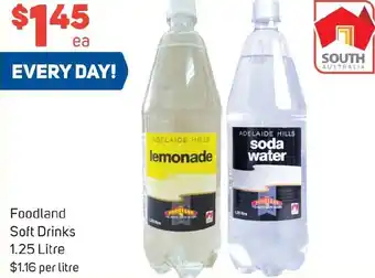 Foodland Foodland Soft Drinks 1.25 Litre offer