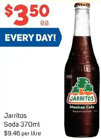 Foodland Jarritos Soda 370ml offer
