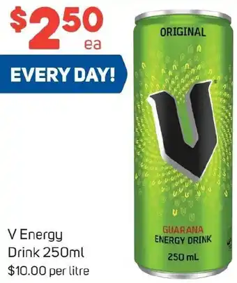 Foodland V Energy Drink 250ml offer